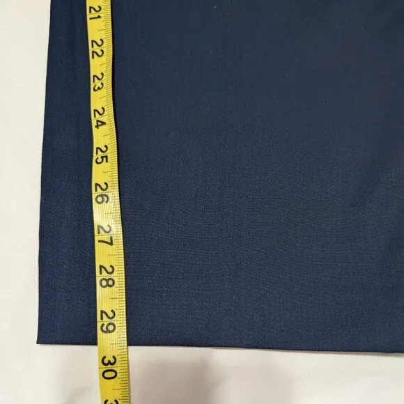 Jones New York Womens Navy Stretch Runway Slim Pants 20W Polyester Blend Career - Picture 11 of 16